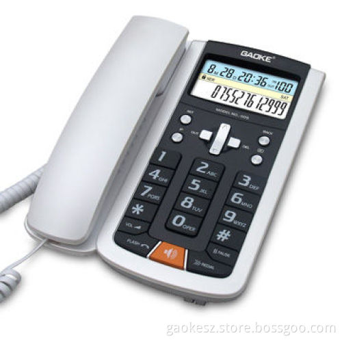 FSK and DTMF Caller ID System, 15 Groups of Outgoing Calls with 8 Digits Store Function